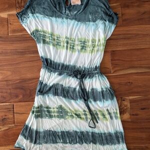 Santiki Tie-Dye Short Sleeve Dress